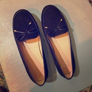 Crown and Ivy faux suede loafers- women’s 8